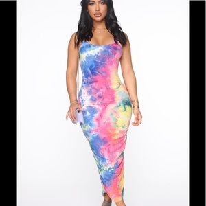 Brand Bew Fashion Nova Tie dye dress